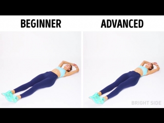 abs exercises at different levels