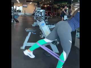 a set of exercises on the legs using simulators