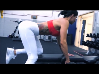 hope howard full back workout big tits big ass natural tits milf