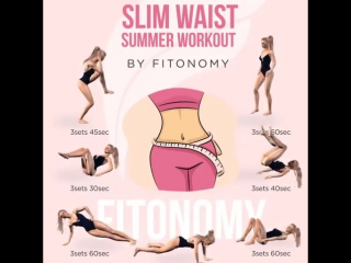 exercises for a thin waist