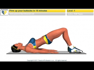 a set of exercises for the buttocks